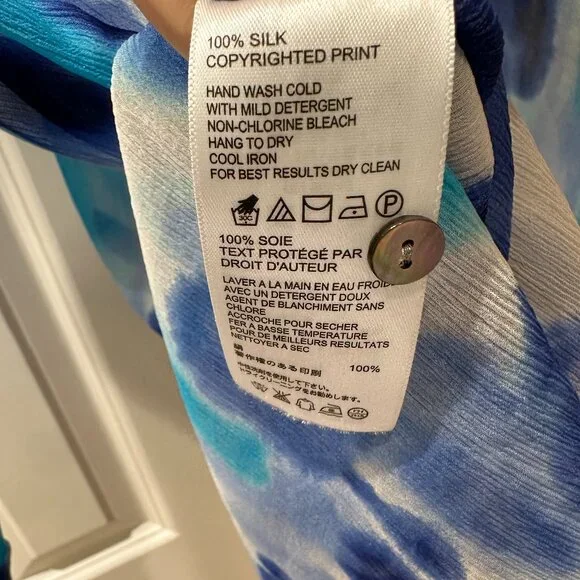 Tommy Bahama Silk Blouse - Picture 3 of 3